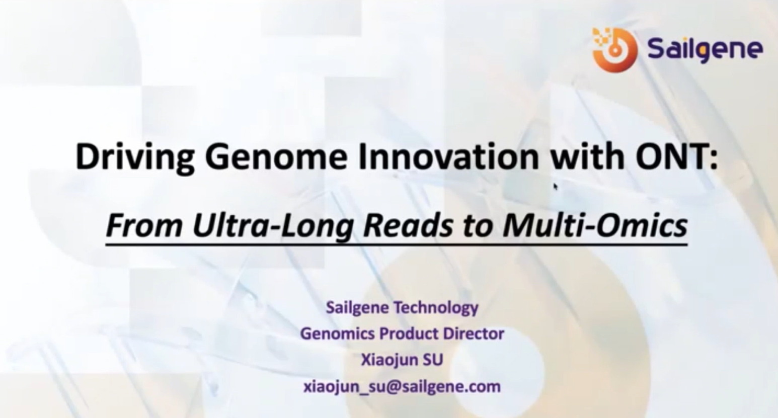 Driving genome innovation with ONT: From ultra-long reads to multi-omics